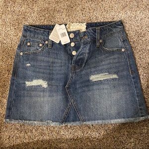 NWT Altar'd State Mini Denim Skirt